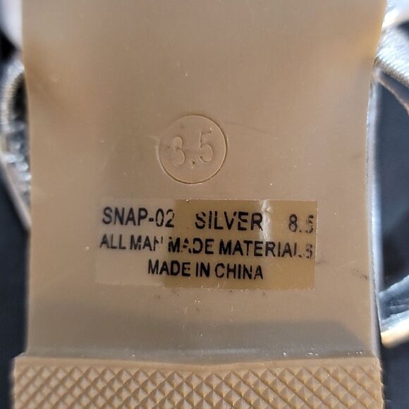 BRAND NEW PAZZLE RHINESTONE HEART DESIGN SLINGBACK FLAT - Picture 13 of 16